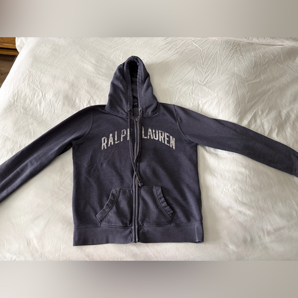 Polo by Ralph Lauren Navy Zip-Up Hoodie